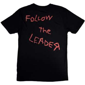 Marchandises Korn: Korn Unisex T-shirt: Follow The Leader Hopscotch (back Print) (small) S