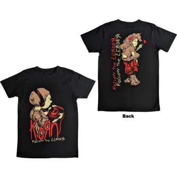 Marchandises Korn: Korn Unisex T-shirt: Follow The Leader (back Print) (small) S