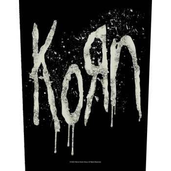 Merch Korn: Décoration arrière Splatter Logo Korn