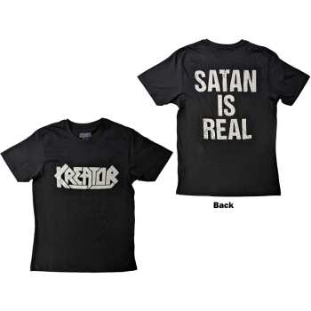 Marchandises Kreator: Kreator Unisex T-shirt: Satan Is Real (back Print) (small) S