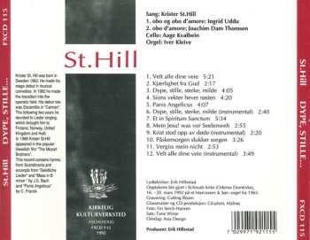 CD Krister St Hill: Dype, Stille...