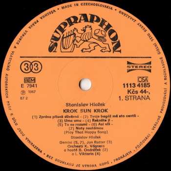 LP Stanislav Hložek: Krok Sun Krok