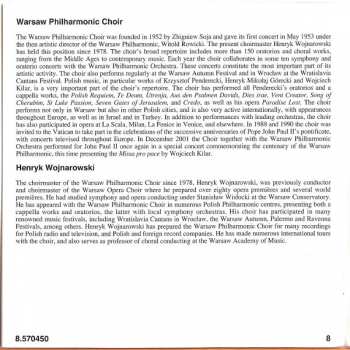 CD Krzysztof Penderecki: Symphony No. 8 / Dies Irae • Aus Den Psalmen Davids