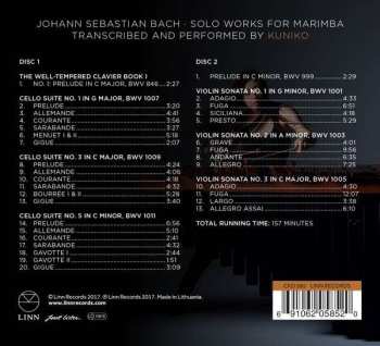 2CD Johann Sebastian Bach: Bach: Solo Works For Marimba