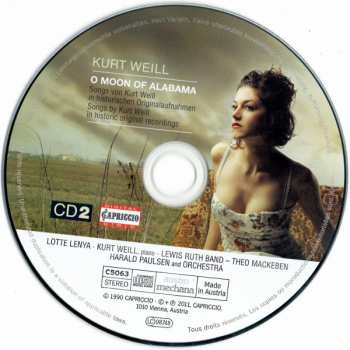 2CD Kurt Weill: Die Dreigroschenoper / The Threepenny Opera (Historic Original Recordings 1928-1944)