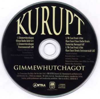 CD Kurupt: Gimmewhutchagot