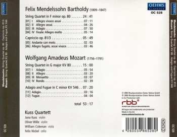 CD Wolfgang Amadeus Mozart: Mozart ∙ Mendelssohn