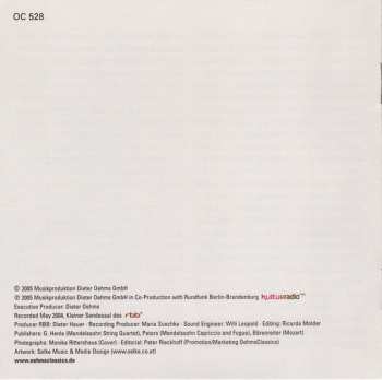 CD Wolfgang Amadeus Mozart: Mozart ∙ Mendelssohn