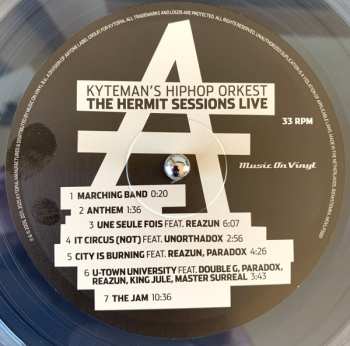 LP Kyteman's Hiphop Orkest: The Hermit Sessions Live CLR | LTD | NUM