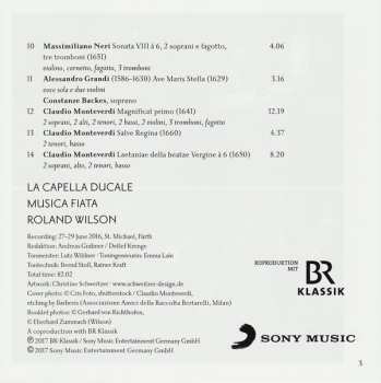 CD La Capella Ducale: Eternal Monteverdi - Vespro Della Beata Vergine 1650