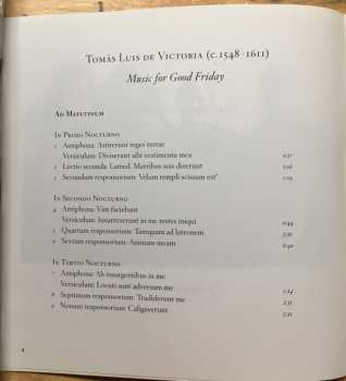 CD La Colombina: Music For Good Friday