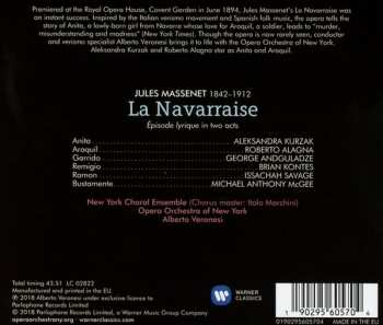 CD Jules Massenet: La Navarraise