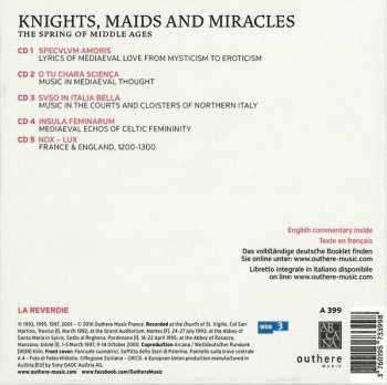 5CD/Coffret La Reverdie: Knights, Maids And Miracles: The Spring Of Middle Ages
