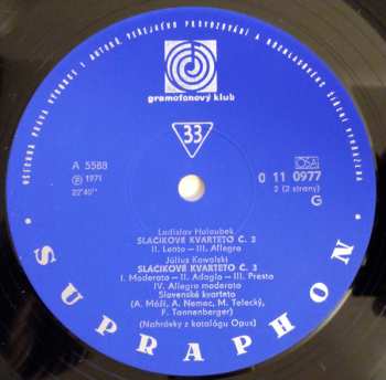 LP Dezider Kardoš: Slovenské Kvartetá