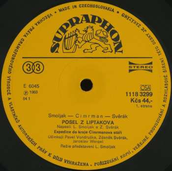 LP Zdeněk Svěrák: Posel Z Liptákova
