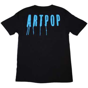 Marchandises Lady Gaga: Lady Gaga Unisex T-shirt: Artpop Goggles (back Print) (small) S