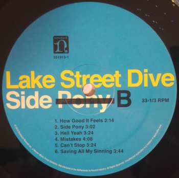 LP Lake Street Dive: Side Pony