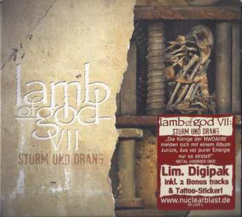 CD Lamb Of God: VII: Sturm Und Drang LTD | DIGI