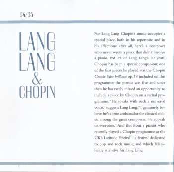 CD Lang Lang: The Chopin Album
