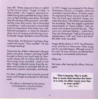 CD Langley Schools Music Project: Innocence & Despair