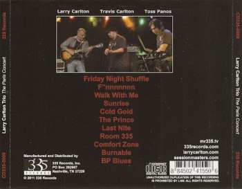 CD Larry Carlton Trio: New Morning: The Paris Concert