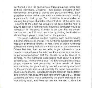 CD Larry Ochs: The Secret Magritte