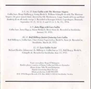 CD Lars Gullin: 1954/55 Vol 3 Late Summer