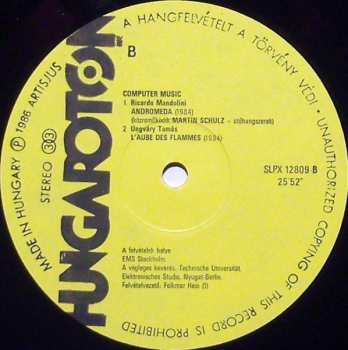 LP Tamas Ungvary: Computer Music