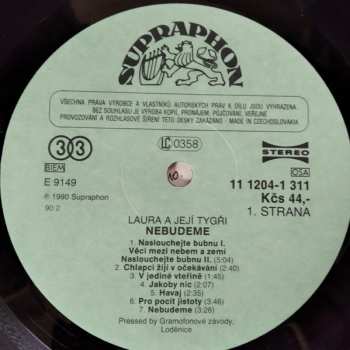 LP Laura A Její Tygři: Nebudeme