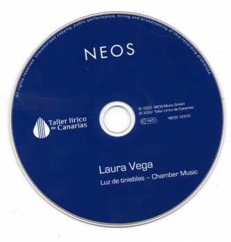 CD Laura Vega: Luz De Tinieblas - Chamber Music
