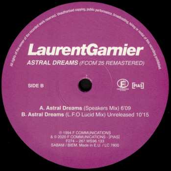 LP Laurent Garnier: Astral Dreams (FCom 25 Remastered) LTD