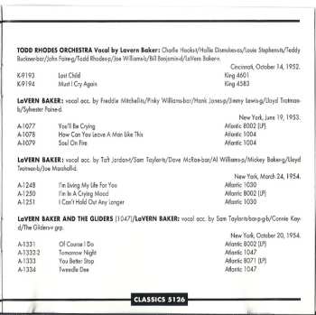 CD LaVern Baker: The Chronological LaVern Baker 1949-1954