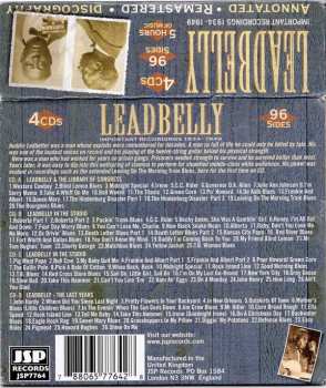 4CD/Coffret Leadbelly: Important Recordings 1934 - 1949