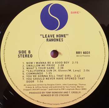 LP Ramones: Leave Home