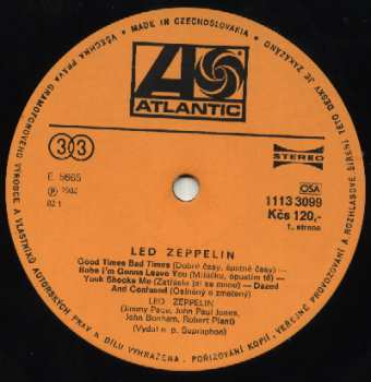 LP Led Zeppelin: Led Zeppelin