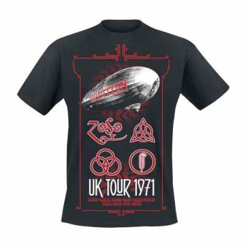 Merch Led Zeppelin: T-shirt Uk Tour 1971