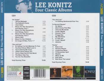 2CD Lee Konitz: Four Classic Albums: An Image / You And Lee / In Harvard Square / Konitz