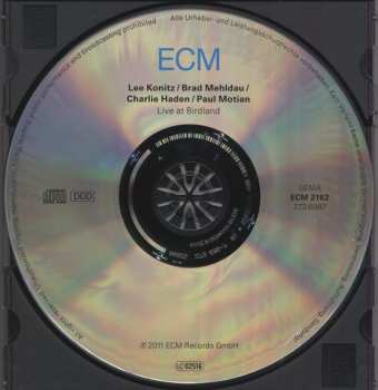 CD Paul Motian: Live At Birdland