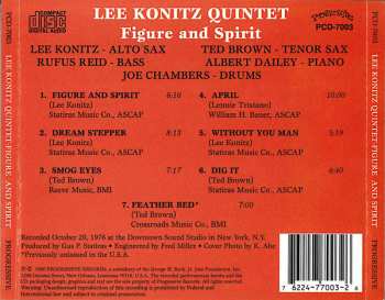 CD Lee Konitz Quintet: Figure & Spirit