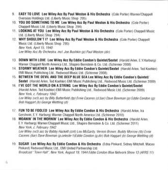 3CD Lee Wiley: The Lee Wiley Collection 1931-57