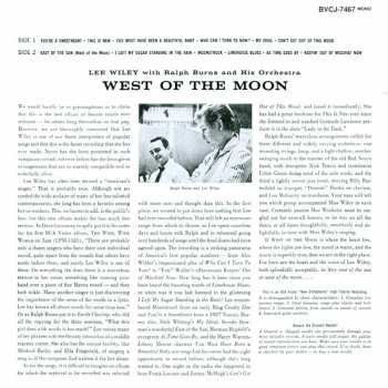 CD Lee Wiley: West Of The Moon LTD