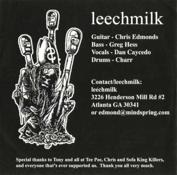 CD Leechmilk: Guilty Of Sloth / Crusty Mother F*ckn Rock And Roll