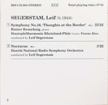 CD Danmarks Radios Symfoniorkester: Symphony No. 16 "Thought At The Border / Nocturne