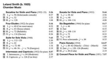 CD Leland Smith: Chamber Music