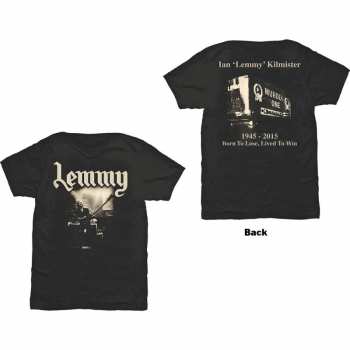 Marchandises Lemmy: Tričko Lived To Win  S