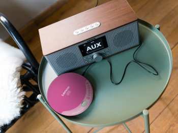 Technique audio Lenco CD-011BU Růžová