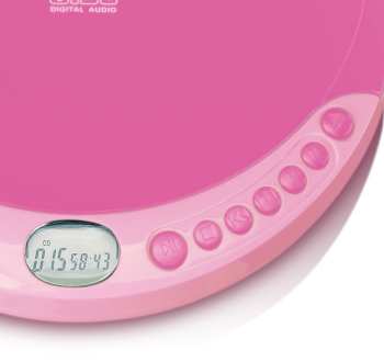 Technique audio Lenco CD-011BU Růžová