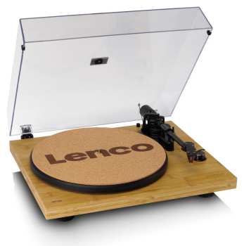 Technique audio Lenco LBT-335BA Dřevo + Ortofon 2M Red