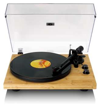 Technique audio Lenco LBT-335BA Dřevo + Ortofon 2M Red