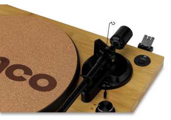 Technique audio Lenco LBT-335BA Dřevo + Ortofon 2M Red